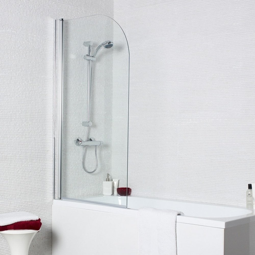 Essentials Ultimate 1400mm Complete Bathroom Package with Bath, Drench Shower, Screen, Basin & Toilet - Image 10