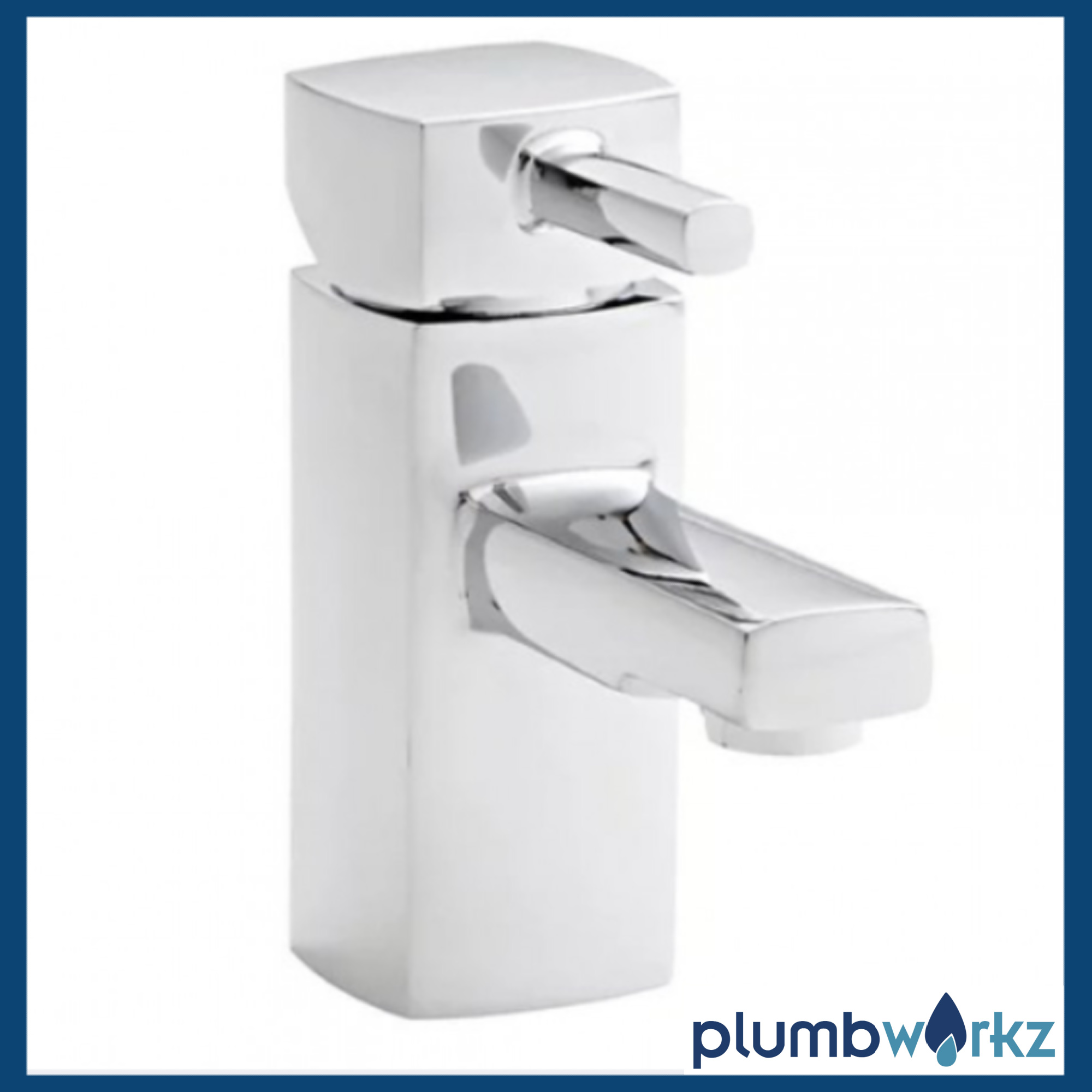 Mode Chrome Mono Basin Mixer Tap With Clicker Waste - Image 2