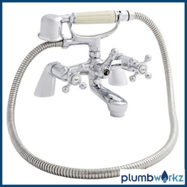 Viktory Chrome Traditional Bath Shower Mixer Tap