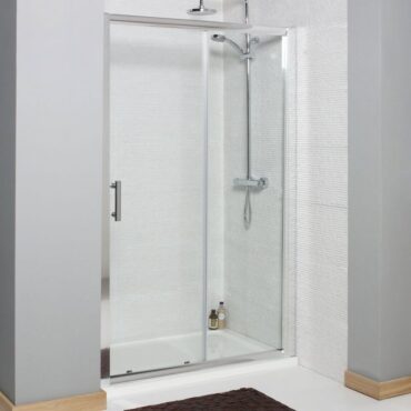 Kartell K-Vit KV6 Sliding Shower Door 1100mm x 1850mm-6mm Glass