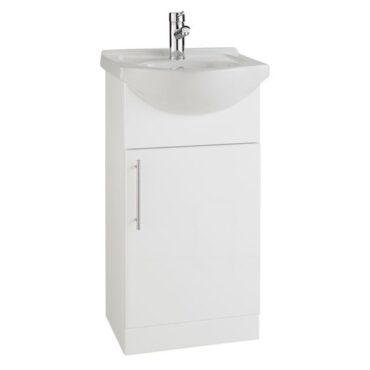 Impakt 450MM Gloss White Vanity Unit And Basin