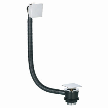 Scudo Square Bath Sprung Waste-Chrome-WA98