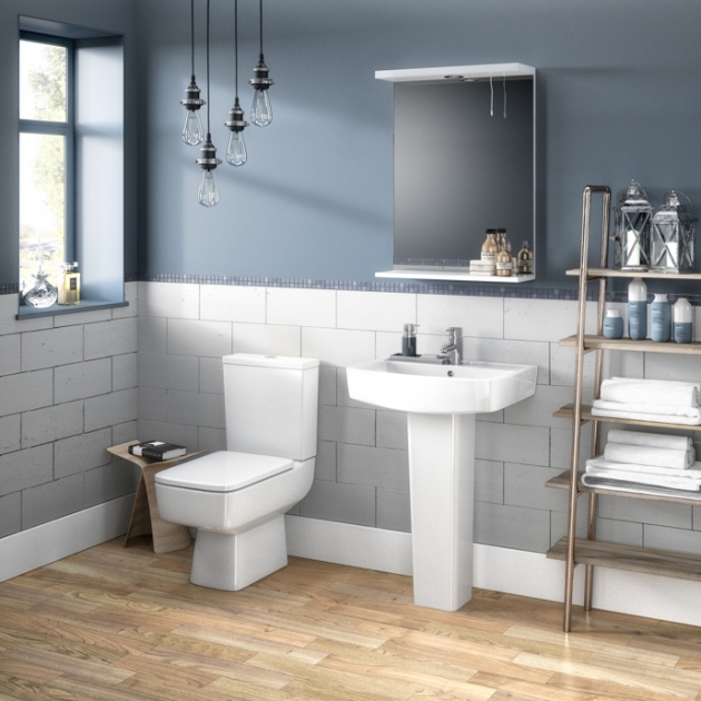 Embrace Square Modern Close Coupled Toilet & Soft Close Seat - Image 2