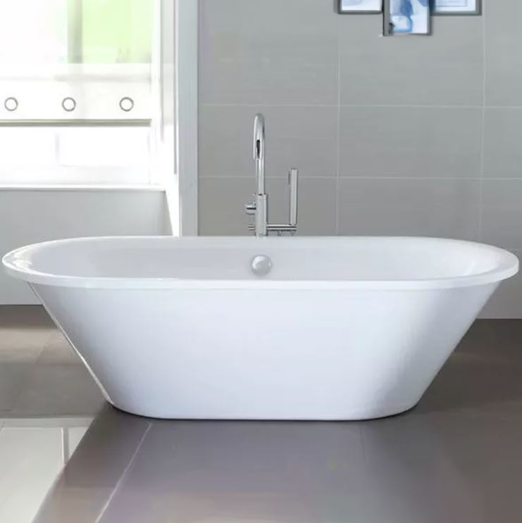 Titan Haworth Skirted Traditional Freestanding Bath 1800mm x 800mm - Image 2
