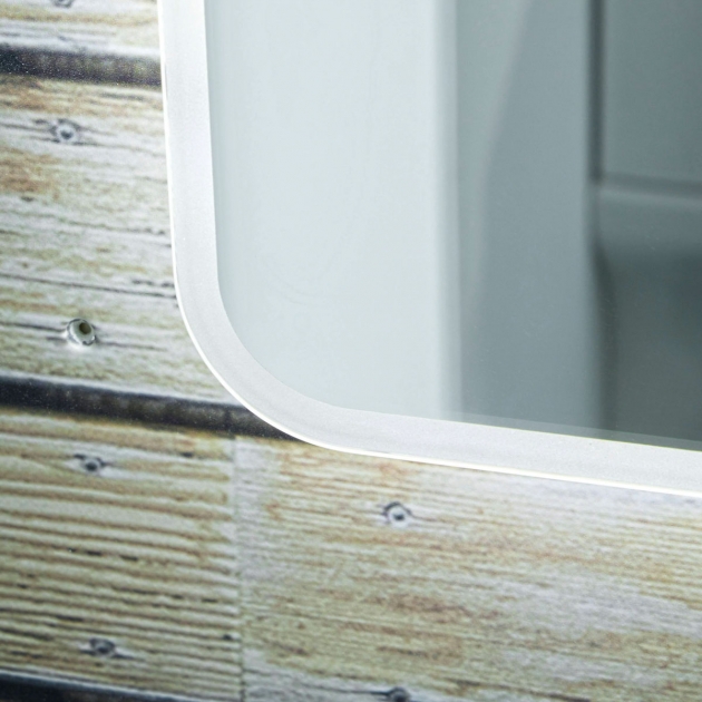 Scudo Vivid Dimmable LED 500 x 700mm Bathroom Mirror with Demister Pad and Touch Sensor - Image 2