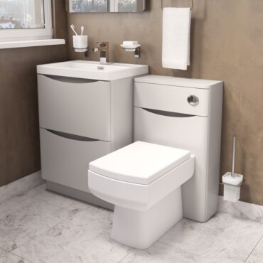 Bali Grey Wall Mounted Cabinet 600M