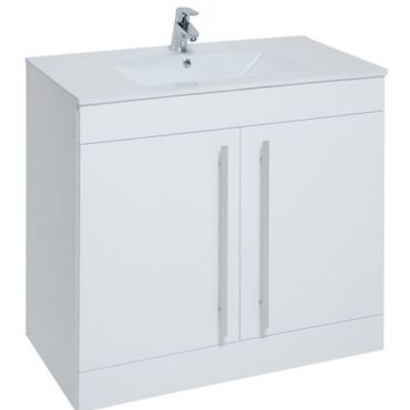 Purity White 900mm Unit And Basin