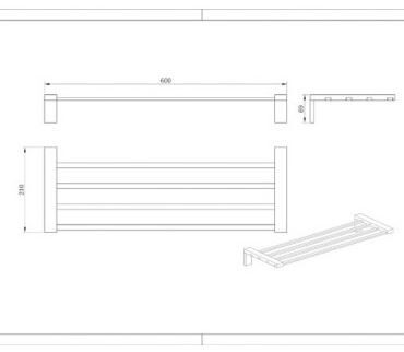 Holly Range Bathroom Shelf