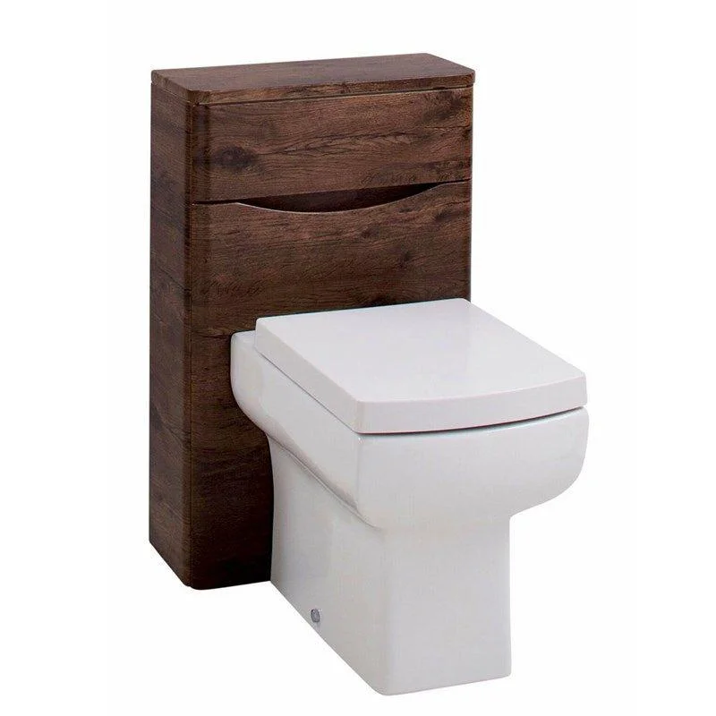 Jupiter Bali 500mm Chestnut Back-to-Wall Toilet Unit - Image 2