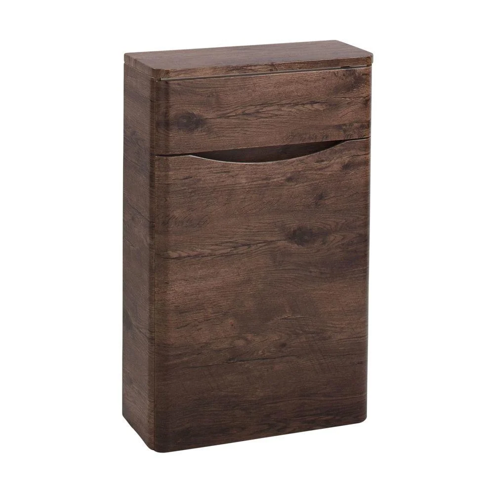 Side View of Jupiter Bali Chestnut WC Unit in a Modern Bathroom