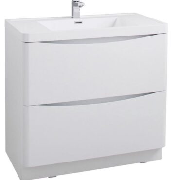900MM Bali White Ash Free Standing Vanity Unit Cabinet 