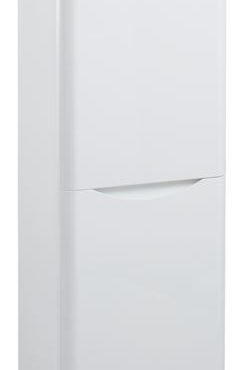 Bali White Gloss Wall Mounted Storage Cabinet