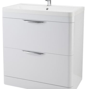 800MM Parade White Cabinet And Basin
