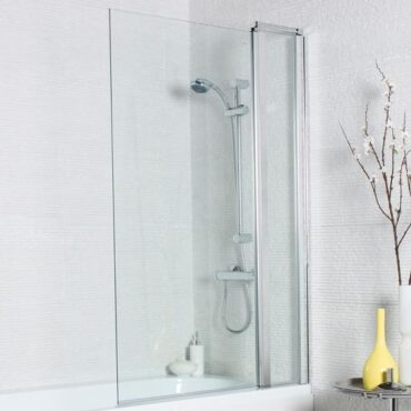 Square Edge Bath Shower Screen  
