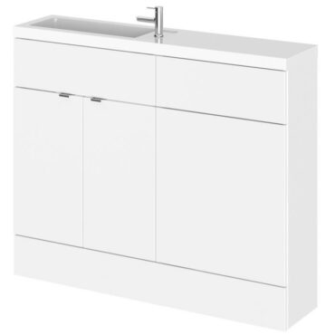1100mm Combination Gloss White Furniture Pack