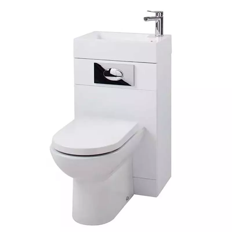 Futura Combination WC Toilet & Basin Set with D-Shaped Pan
