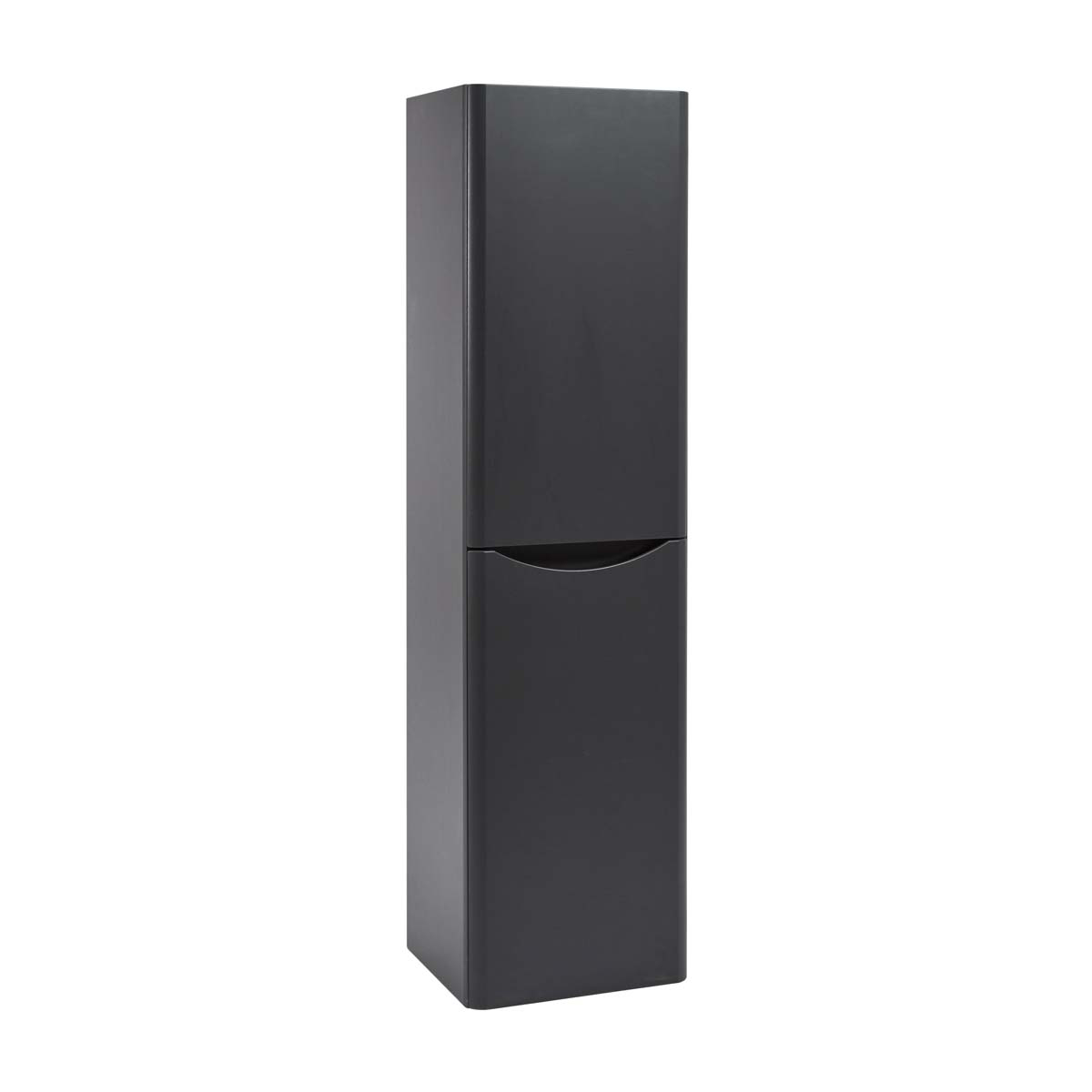 Scudo Bella 1500mm Wall Mounted Tall Storage Unit in Matt Grey