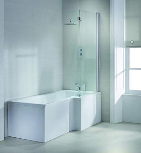 Titan Echo L-Shaped Shower Bath