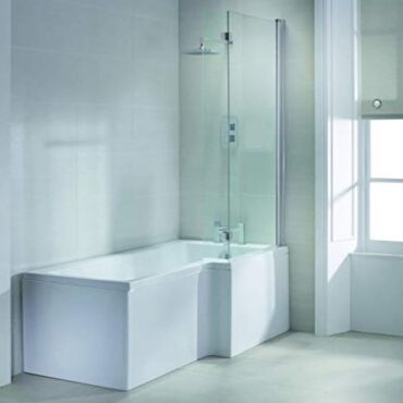 1500 X 850MM Echo Left Hand L Shape Shower Bath