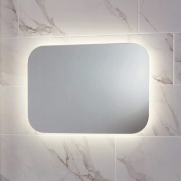 Scudo Aura 1200 x 600mm LED Bathroom Mirror with Demister & Shaver Socket