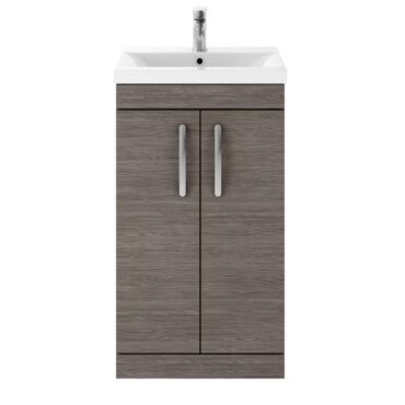 500MM Grey Avola Floor Standing Vanity Unit and Basin