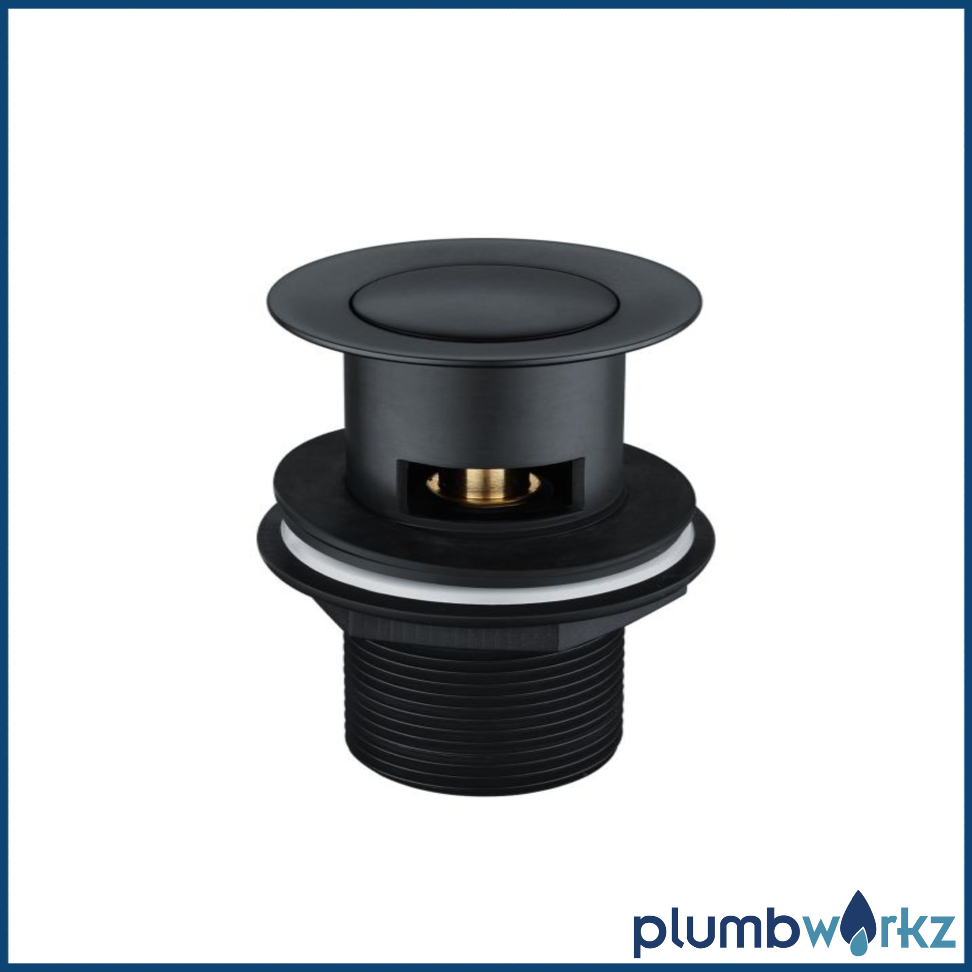 Descent Black Mono Basin Mixer Inc Click Waste - Image 4