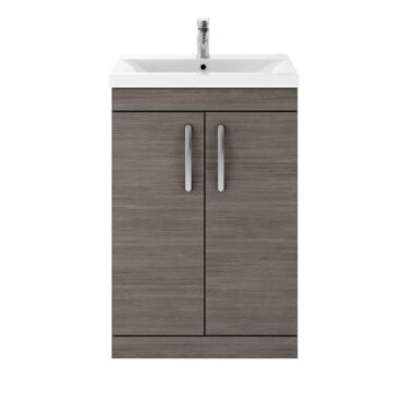 600MM Grey Avola Floor Standing Vanity Unit and Basin