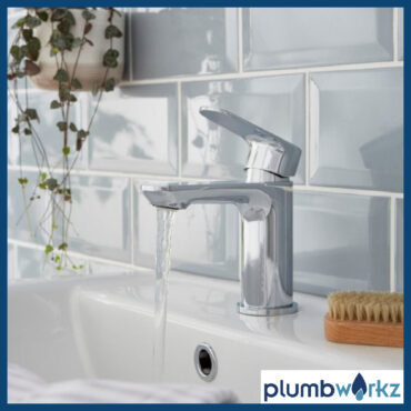 Mirage Chrome Mono Basin Mixer Tap With Clicker Waste