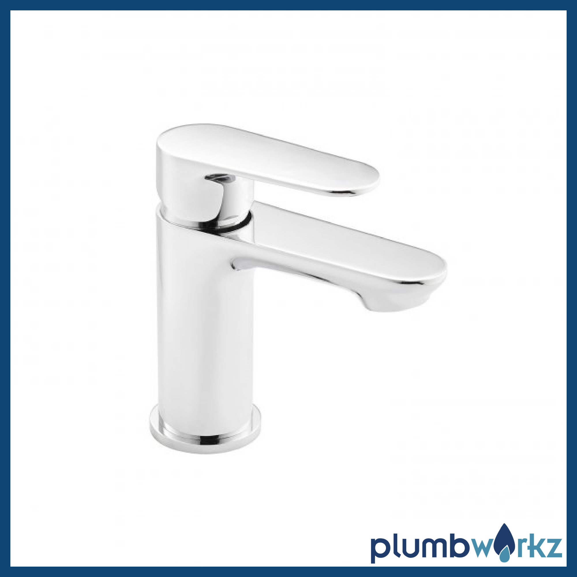 Mirage Chrome Mono Basin Mixer Tap With Clicker Waste - Image 2