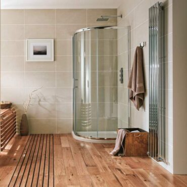 Scudo S6 Single Door Offset Quadrant Shower Enclosure – 900x760 to 1200x900 | Easy Clean Glass