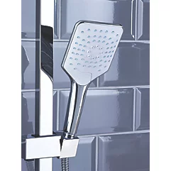 Bristan Craze Chrome Thermostatic Bar Mixer Shower with Riser Kit - Image 5