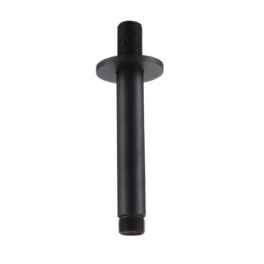 Black 120mm Ceiling Mounted Shower Arm – Premium Brass Construction