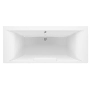 AquaVolere Serenity Double Ended Square Bath – 1700mm x 700mm/750mm/800mm