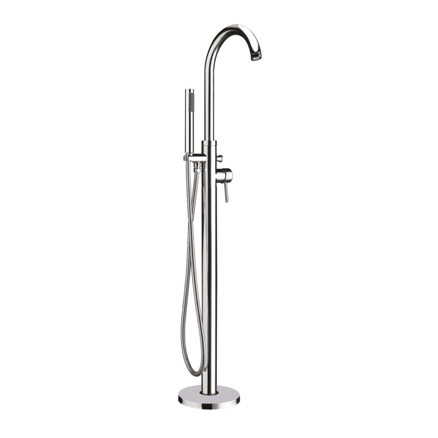 Scudo Premier Freestanding Bath Shower Mixer in Chrome-TAP081
