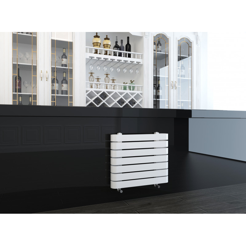 Kartell Denver White 500mm x 600mm Designer Towel Rail - Image 2