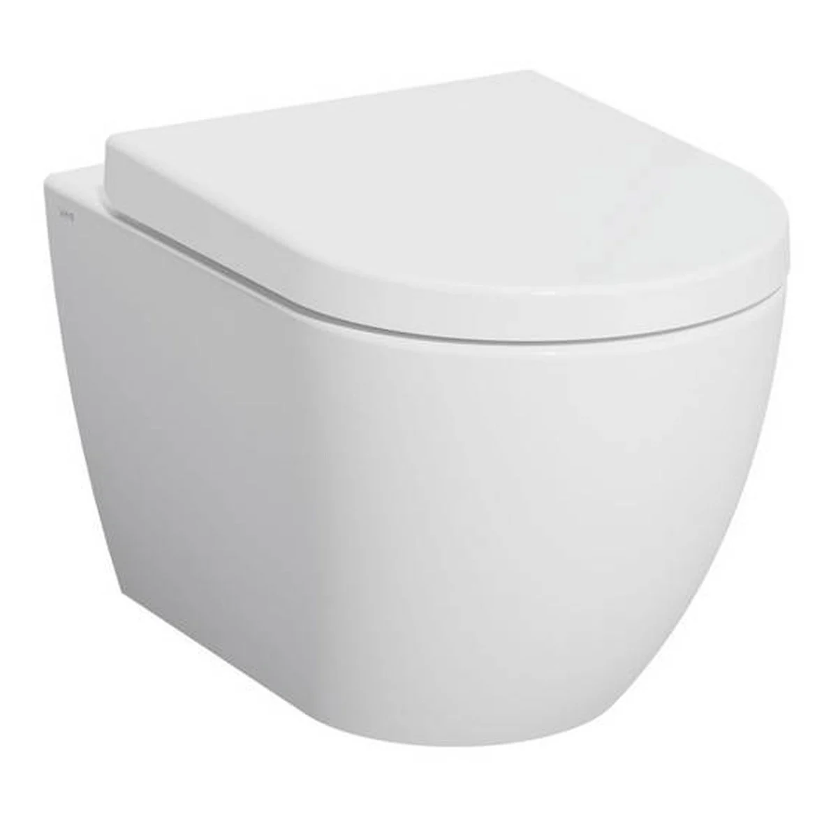 Kartell Eklipse Round Wall Hung Rimless WC Pan-Soft Close Seat