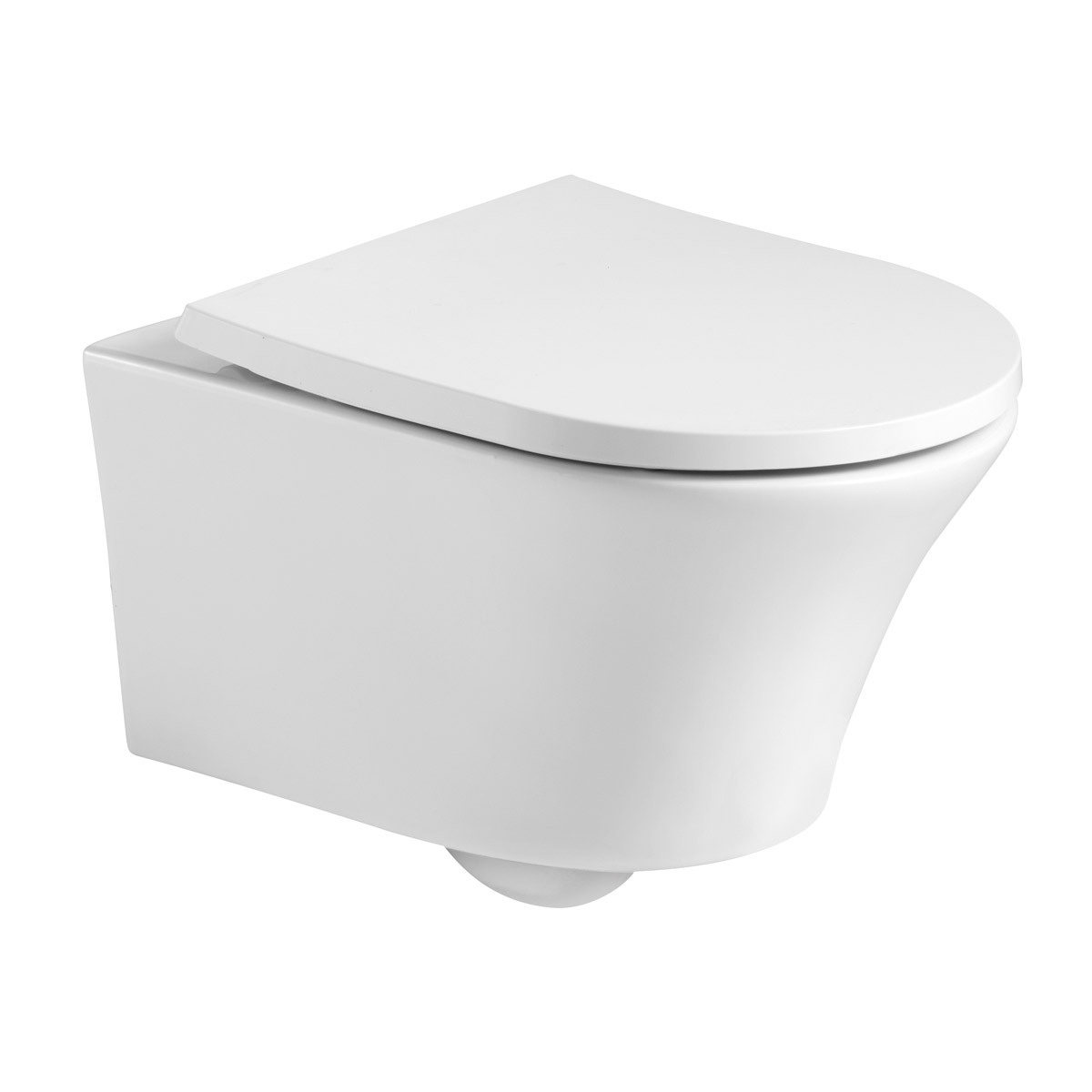 Kartell K-VIT Kameo Rimless Wall Hung Toilet with Soft Close Seat