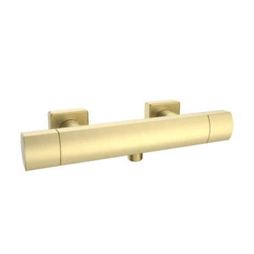Kartell Kolt Thermostatic Bar Shower Valve Only Brushed Brass