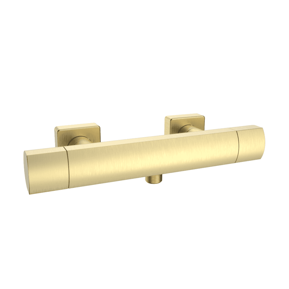 Kartell Kolt Thermostatic Bar Shower Valve Only Brushed Brass