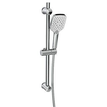Kartell KVit Kolt Round Slide Rail with Shower Head Chrome