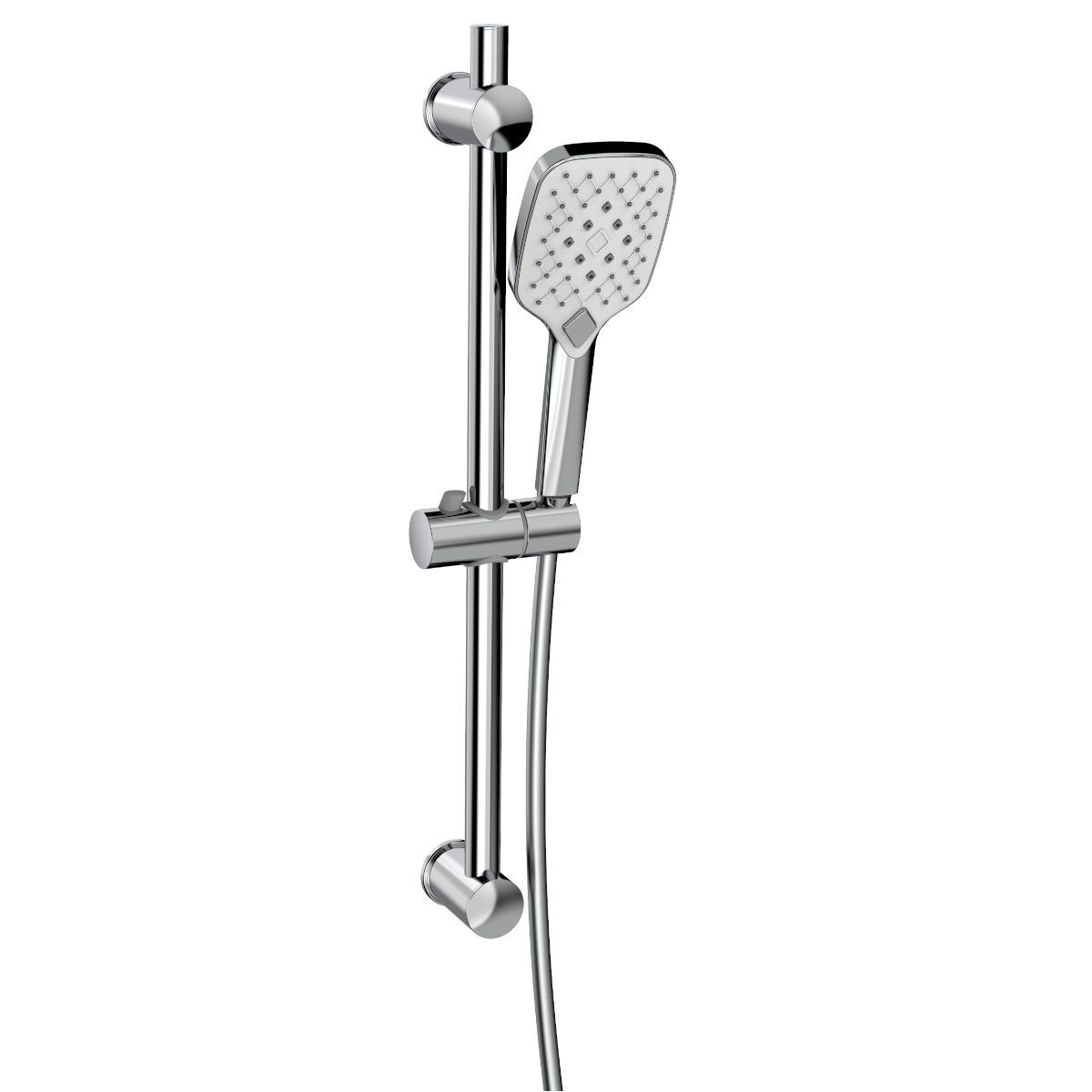 Kartell KVit Kolt Round Slide Rail with Shower Head Chrome