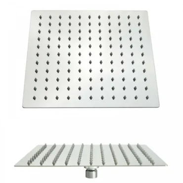Kartell Square Slimline Drench Shower Head 200mm - Chrome