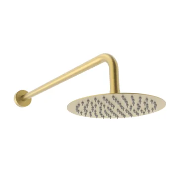 Kartell Ottone Fixed Overhead 200mm Drencher – Premium Brushed Brass