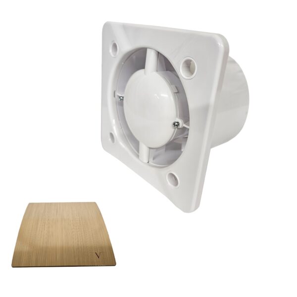 Ring Grip Extractor Fans Turbo 100mm Brushed Brass Extractor Fan with Timer – Luxury Ventilation