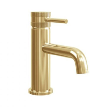Scudo Core Mono Basin Mixer Brushed Brass