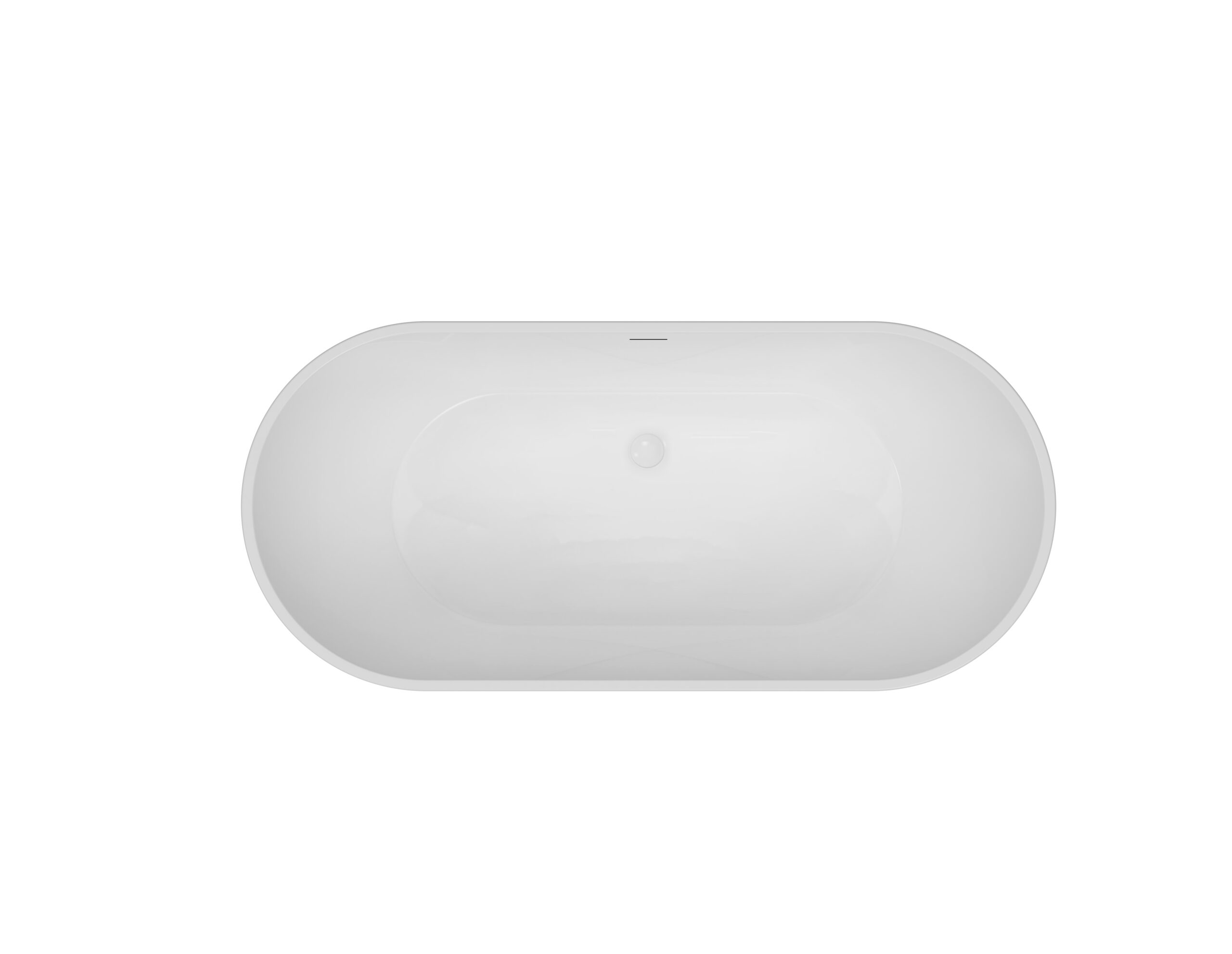 Bainlo Slate 1595mm Fluted Freestanding Bath – Matt Grey - Image 6