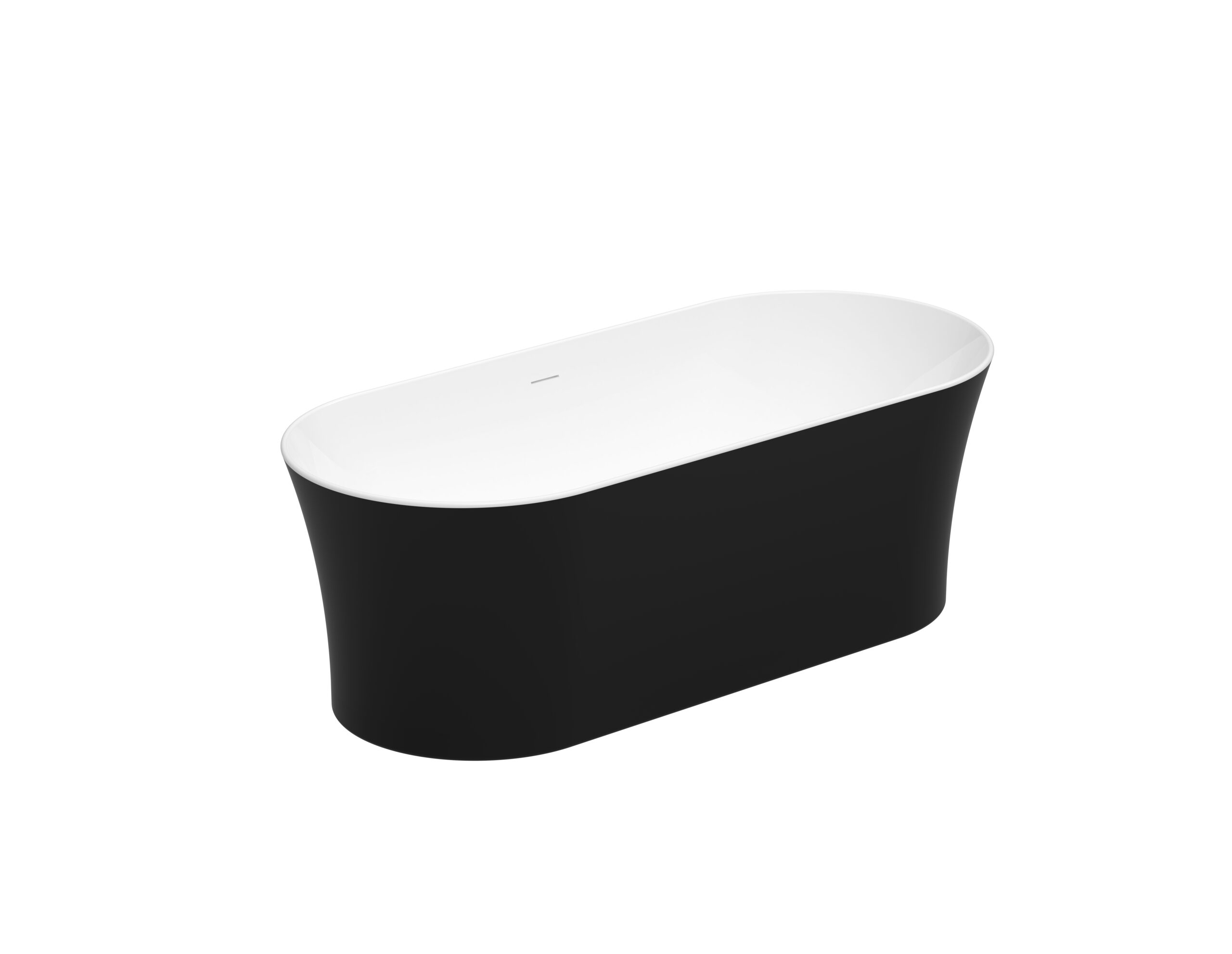 Bainlo Obsidian 1700mm 750mm Double Ended Freestanding Bath - Image 5