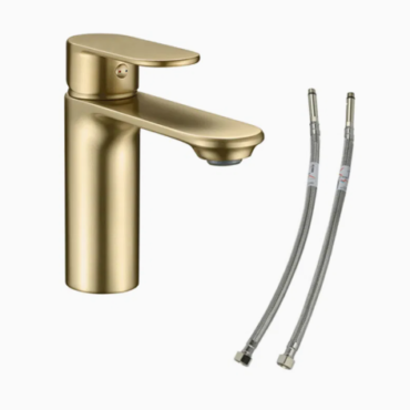 PV07BB Brushed Brass Oro Mini Basin Mono mixer sink Tap