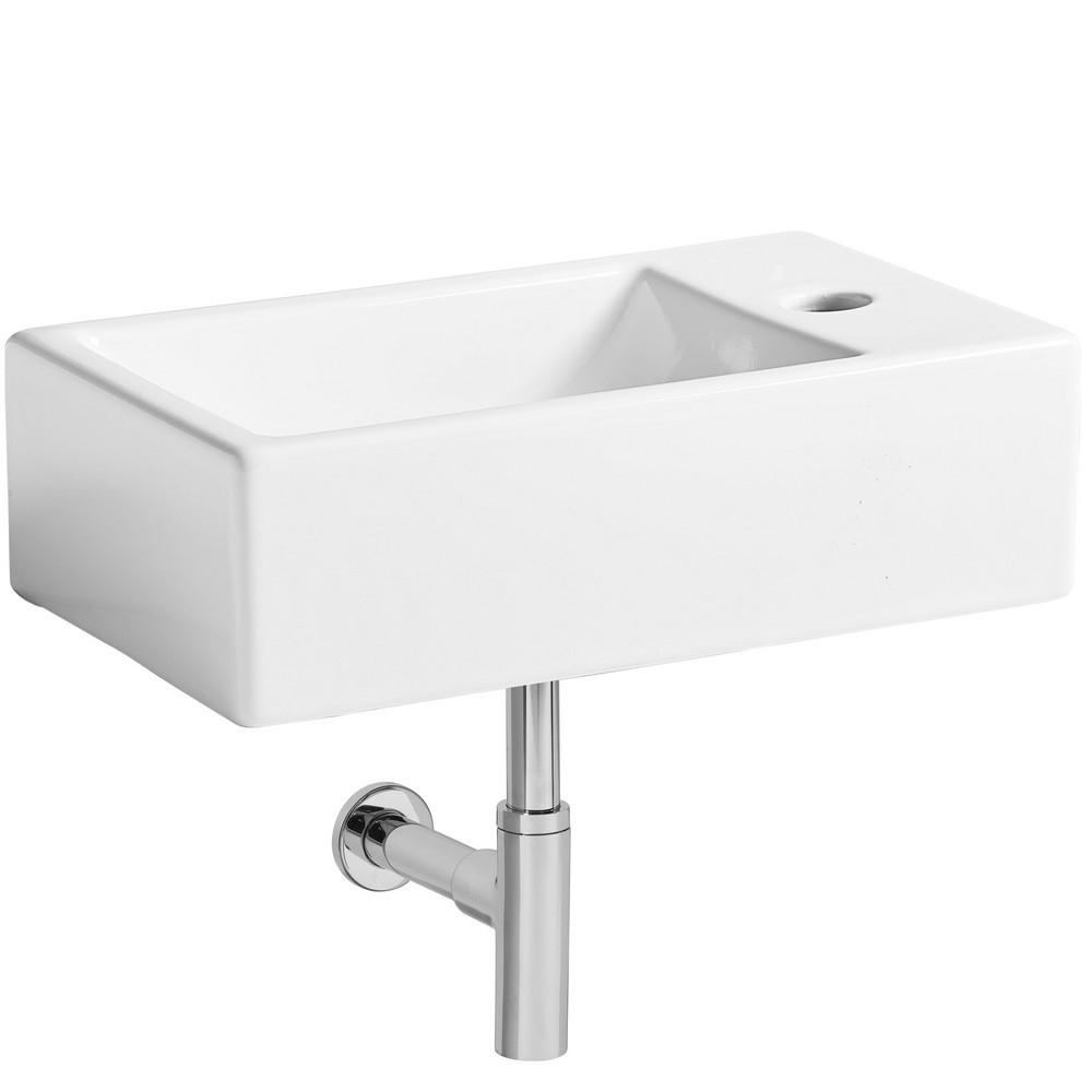 Tavistock Matrix 370mm Wall Hung Right-Handed Cloakroom Basin