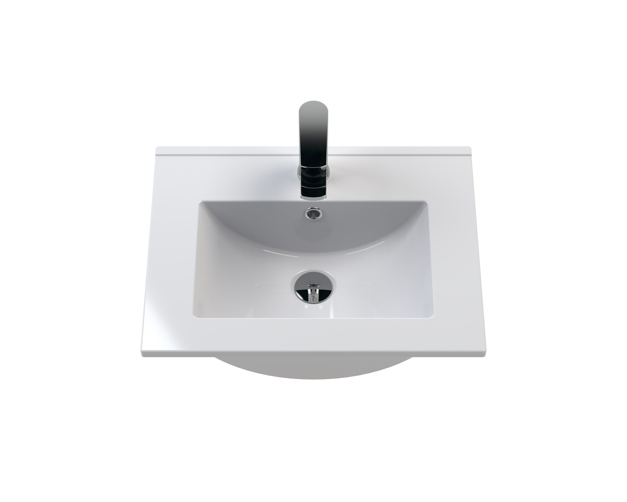 Hudson Reed Fluted 500mm Wall Hung Vanity Unit - Satin Green - Image 5